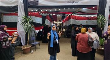 بطلة بوستر توعية الصم بإجراءات التصويت بلغة الإشارة تدلي بصوتها في الانتخابات الرئاسيه 
