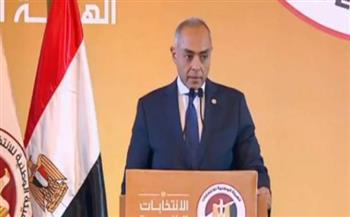 الانتخابات الرئاسية .. المستشار بنداري: المشهد الانتخابي الذى شاهدناه نتاج تكاتف الشعب مع الدولة