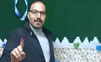   أمين إعلام حزب "المصريين" يدلي بصوته في الانتخابات الرئاسية