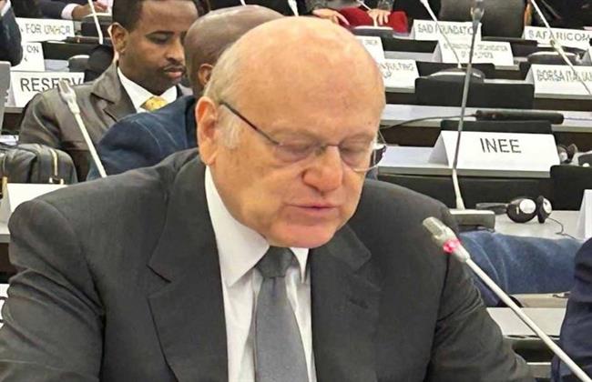 "ميقاتي" عن اللاجئين السوريين: سننقذ لبنان ولسنا مشروع وطن بديل