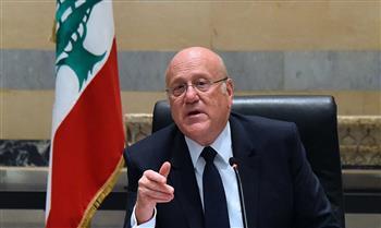 ميقاتي يطالب بوقف العدوان الإسرائيلي على لبنان
