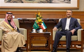   وزيرا خارجية السعودية وإيران يبحثان القضايا ذات الاهتمام المشترك
