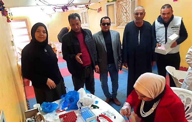 تنفيذ قافلة سكانية بقرية درشاي بالدلنجات للمبادرة الرئاسية "حياة كريمة " 
