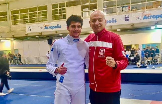 محمد ياسين يتأهل لنصف نهائي كأس العالم للشباب لسيف المبارزة