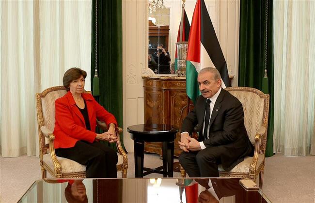 "أشتية" يطالب فرنسا بالضغط على الاحتلال الإسرائيلي لوقف عدوانه على قطاع غزة