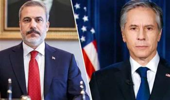   وزيرا خارجية أمريكا وتركيا يبحثان الأوضاع في غزة وانضمام السويد للناتو
