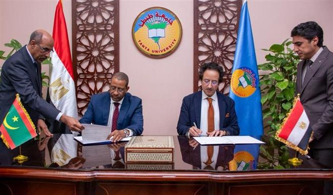 توقيع اتفاقية تعاون بين جامعتي طنطا و نواكشوط الموريتانية