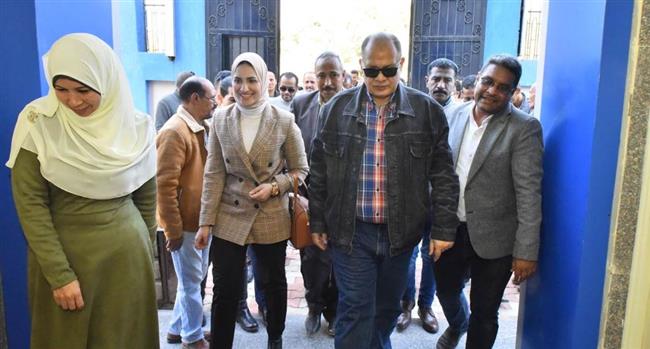 محافظ أسيوط يتفقد أعمال إنشاء مبنى المركز التكنولوجي بالبداري 