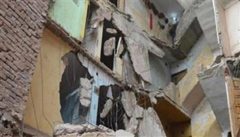 انهيار منزل في أسيوط دون خسائر بشرية