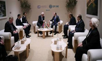   الرئيس السيسي يلتقي الرئيس الأرميني على هامش قمة المناخ بدبي