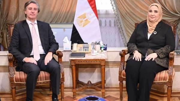القباج تستقبل الممثل المقيم لبرنامج الأمم المتحدة الإنمائي في مصر