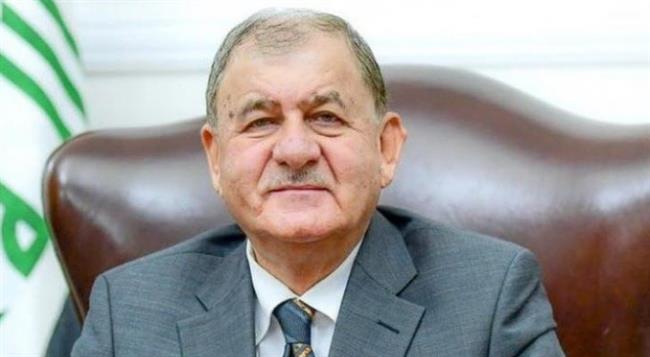 الرئيس العراقي يؤكد ضرورة اتخاذ موقف دولي جدي لإيقاف العدوان الإسرائيلي على غزة