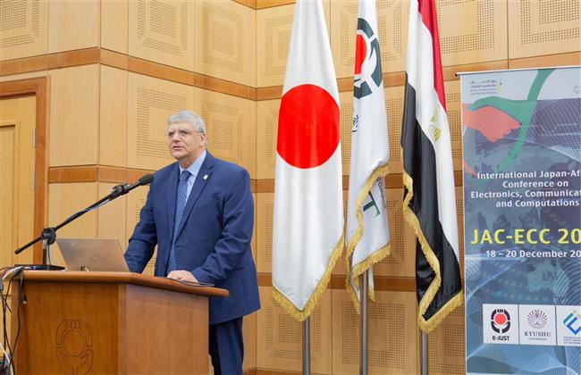 6 جلسات علمية بالمؤتمر الدولي "اليابان - إفريقيا للإلكترونيات والاتصالات" بالجامعة اليابانية
