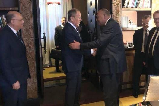 وزير الخارجية يبحث مع نظيره الروسي وقف إطلاق النار في غزة وإقامة دولة فلسطين