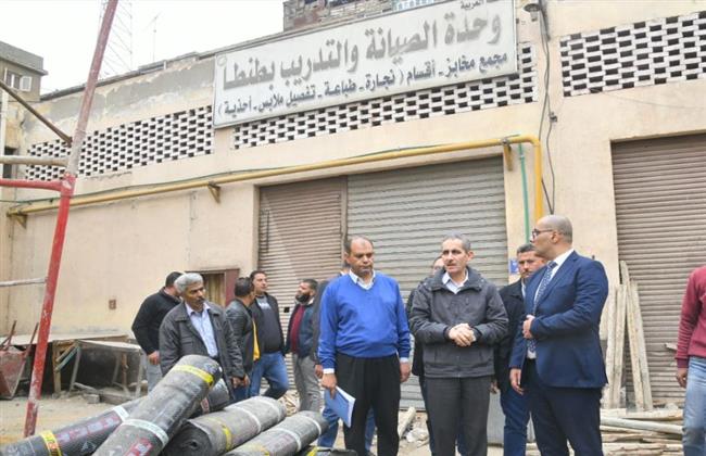 محافظ الغربية يتابع مشروعات التطوير في طنطا