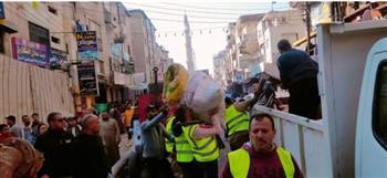 رفع 661 حالة إشغال طريق في 3 مراكز بالبحيرة 