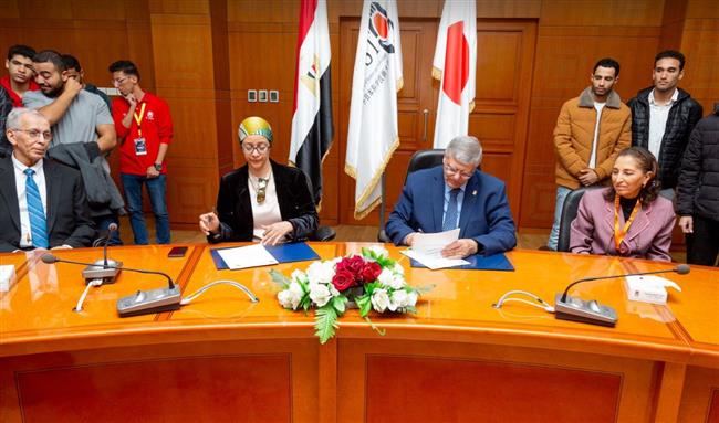 مذكرة تفاهم بين الجامعة المصرية اليابانية و معهد تكنولوجيا المعلومات