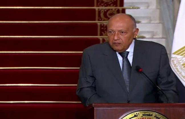 شكري ووزير الخارجية البريطاني يؤكدان أهمية إدخال المساعدات الإنسانية إلى غزة