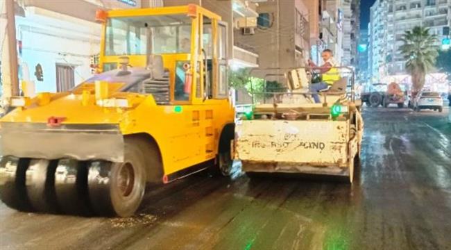 محافظ الشرقية يتابع أعمال الرصف والتطوير ورفع كفاءة شارع القومية بالزقازيق