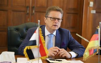   سفير ألمانيا : مشروع ميناء دمياط علامة فارقة في العلاقات الثنائية مع مصر