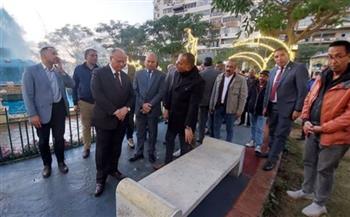   محافظ القاهرة يفتتح أعمال تطوير حديقتي غرناطة وميدان روكسي