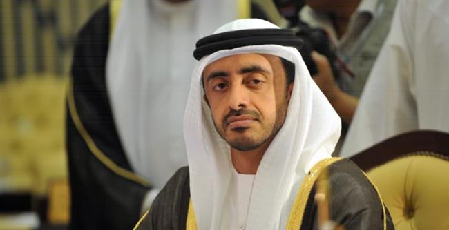 وزير الخارجية الإماراتي وأمين سر منظمة التحرير الفلسطينية يبحثان الأوضاع الإنسانية في غزة