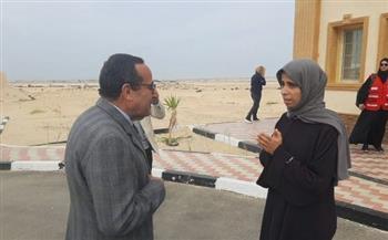 محافظ شمال سيناء يلتقي وزيرة التعاون الدولي القطرية في العريش