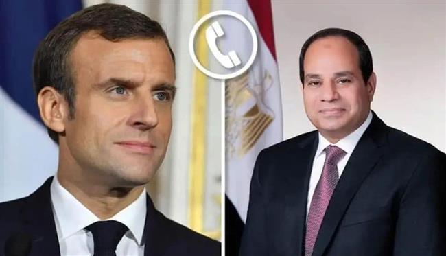 السيسي و ماكرون يبحثان وقف العمليات العسكرية في غزة وحماية المدنيين 
