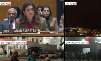   مندوبة الإمارات في جلسة لمجلس الأمن: التهدئة ضرورية لوصول المساعدات لسكان غزة