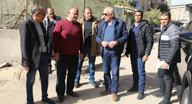 محافظ الجيزة يتفقد أعمال تطوير ترعة المريوطية