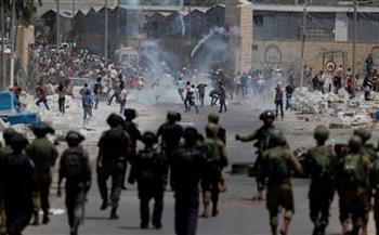 اشتباكات بين فلسطينيين والاحتلال فى مخيم نور شمس بطولكرم