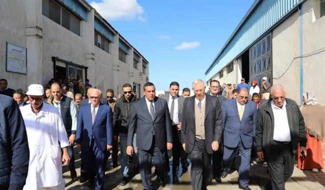 وزيرا الزراعة والتنمية المحلية ومحافظ بورسعيد يتفقدون محطة تسمين الماشية بالمحافظة