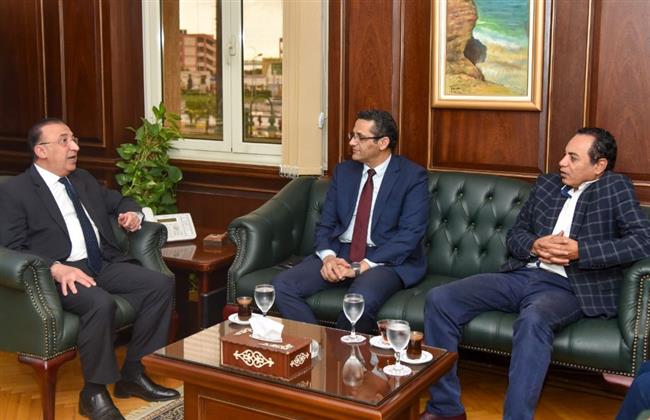 محافظ الإسكندرية يلتقي وفدًا من مجلس نقابة الصحفيين