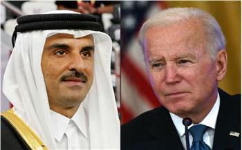بايدن يبحث مع أمير قطر جهود تسهيل دخول المساعدات إلى غزة