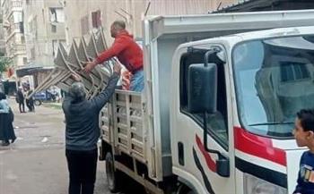 رفع 1000حالة اشغال طريق مخالف بنطاق 7 مراكز بالبحيرة 