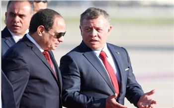   القمة "المصرية - الأردنية" بين السيسي والملك عبد الله الثاني تتصدر الصحف 