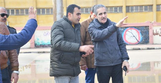 في جولات ميدانية.. محافظ الغربية يتابع رفع نواتج الأمطار بالشوارع