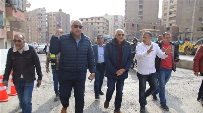  محافظ الجيزة: خطة لرفع كفاءة وتطوير مدخل محور عمرو بن العاص 