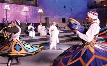   فرقة المولوية المصرية للإنشاد الديني على مسرح قبة الغوري