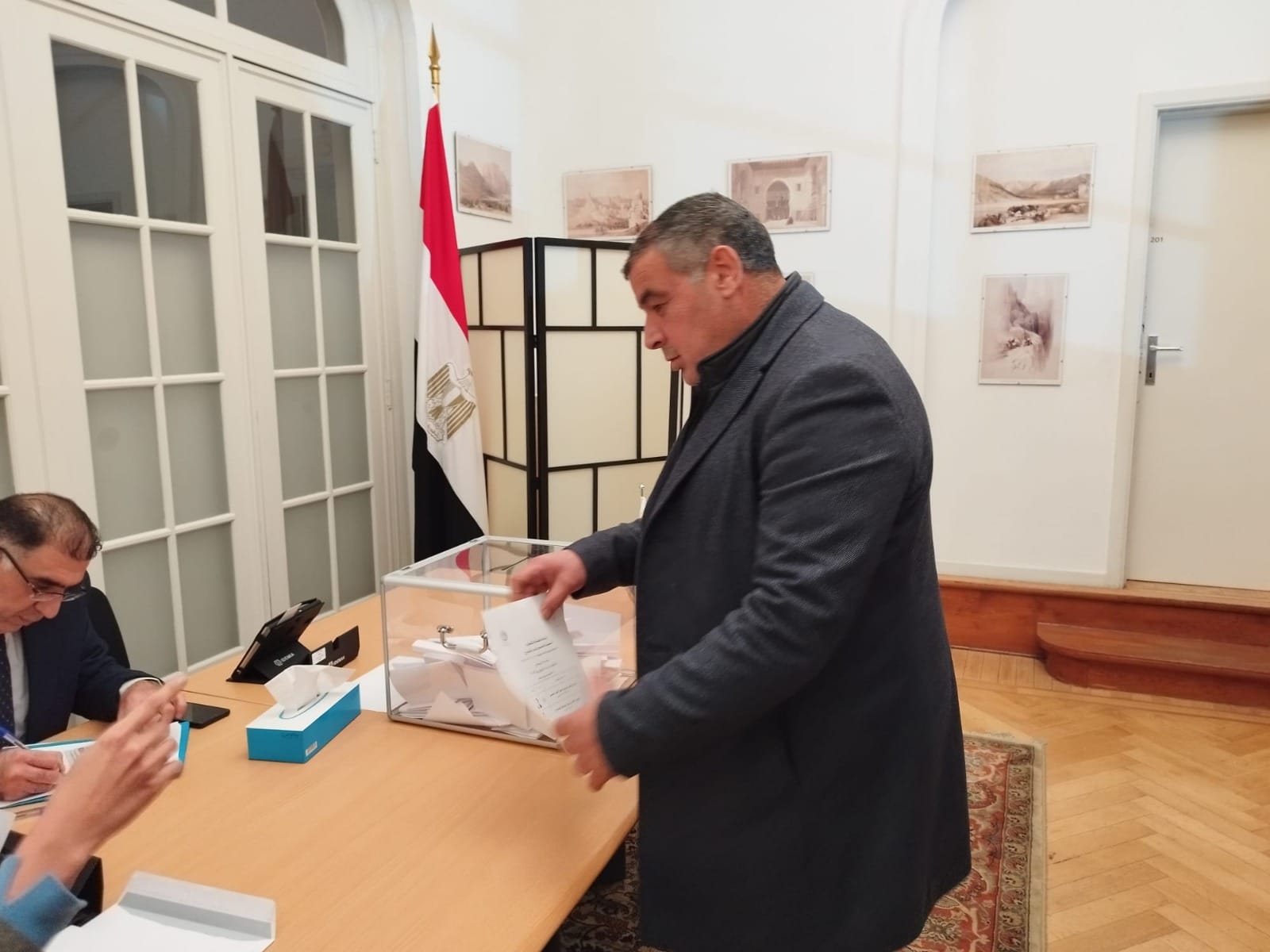 الشباب في المقدمة.. المصريون يصوتون في الانتخابات الرئاسية في بلجيكا