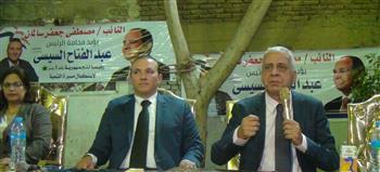 مؤتمر جماهيري لدعم الرئيس السيسي في الانتخابات الرئاسية بكفر السلمانية بالوراق