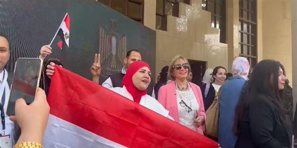 توافد المصريين بالرياض للتصويت في الانتخابات الرئاسية 2024 لليوم الثالث