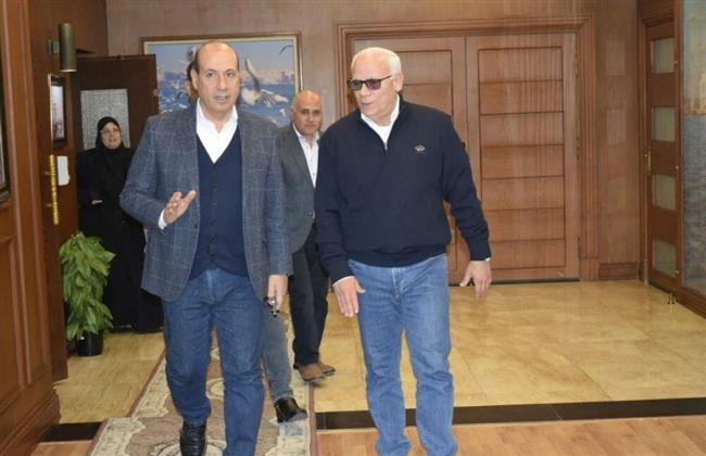 محافظ بورسعيد يبحث مع رئيس الجهاز المركزي للتعمير عددا من مشروعات التعاون