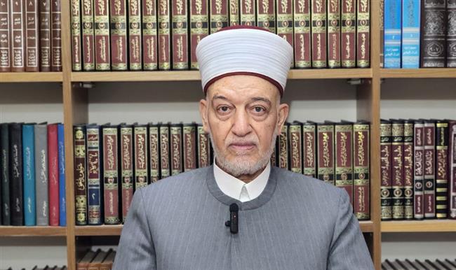 مفتى الجمهورية ينعي استشهاد الشيخ يوسف سلامة