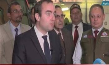   وزير القوات المسلحة الفرنسي يشيد بالتعاون مع مصر بشأن غزة