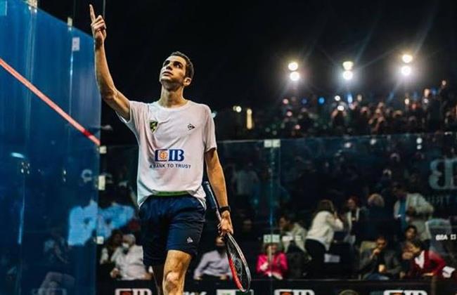 علي فرج يواصل سيطرته على التصنيف العالمي للاسكواش