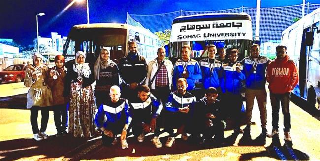 جامعة سوهاج تحصد 7 ميداليات فى اللقاء الرياضي لذوى الإعاقة بالإسكندرية 