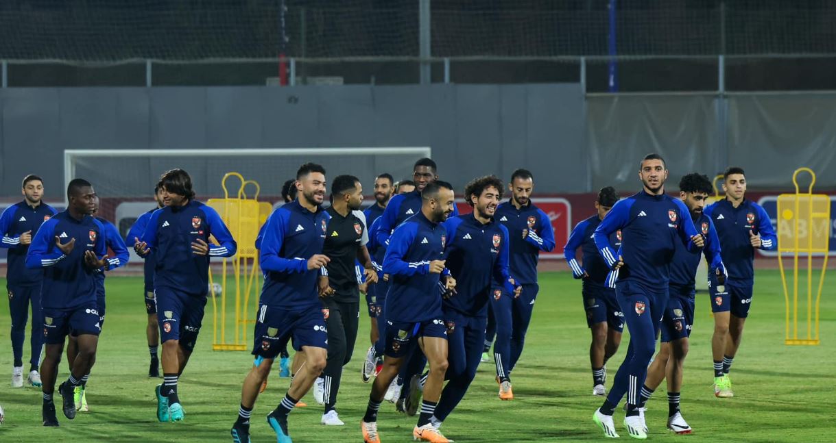 دوري أبطال إفريقيا.. الأهلي يواصل تدريباته استعدادا لمباراة شباب بلوزداد