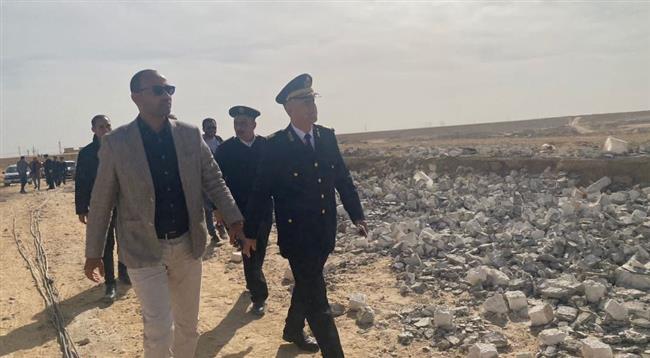بالصور.. الإسكان تظهر العين الحمرا  لحيتان الأراضي بـ"الفشن الجديدة" 