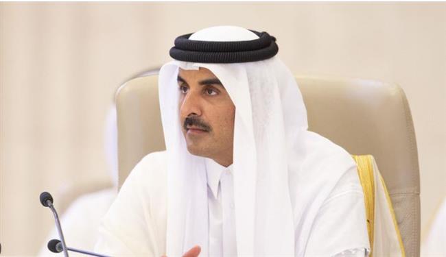  أمير قطر يشكر مصر على التعاون الوثيق لتحقيق الهدنة الإنسانية في غزة